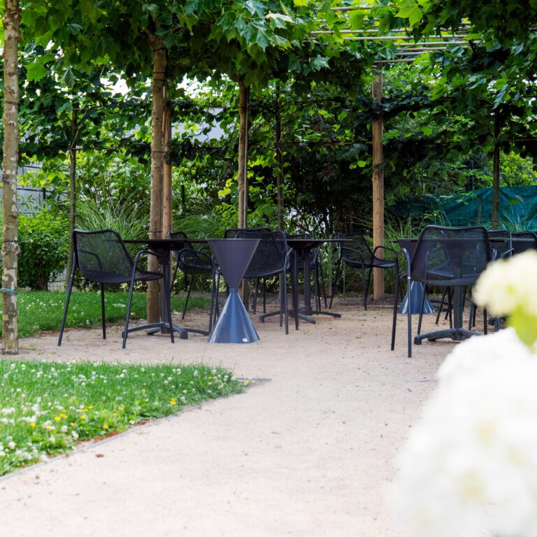 Jardin dans une maison de repos à Fléron